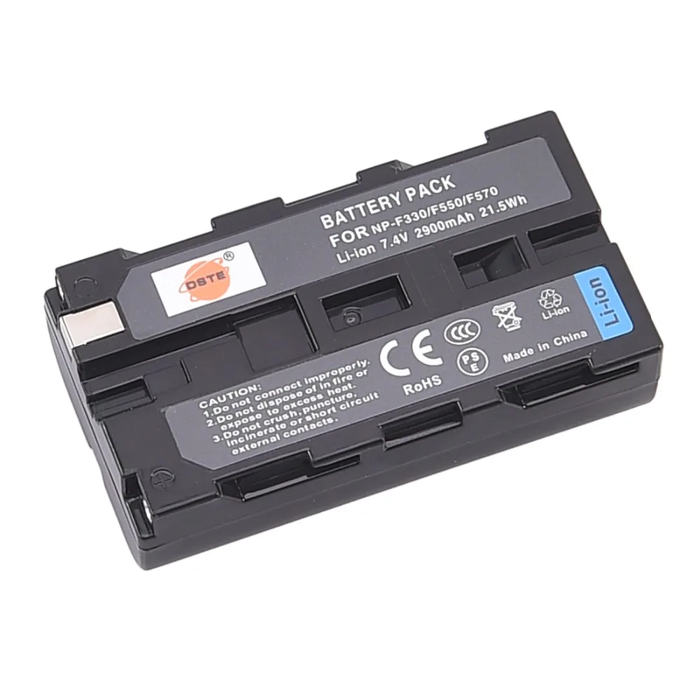 DSTE NP-F550 Батарея для sony NP-F330 NP-F530 NP-F570 MVC-FD51 MVC-FD73 MVC-FD73K MVC-FD75 FD81Camera YN308 VL162T