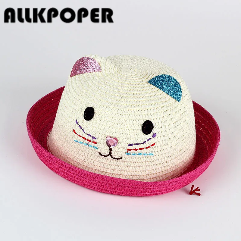 Шапка ALLKPOPER оптовая продажа новая летняя Детская кепка с кошачьими ушами