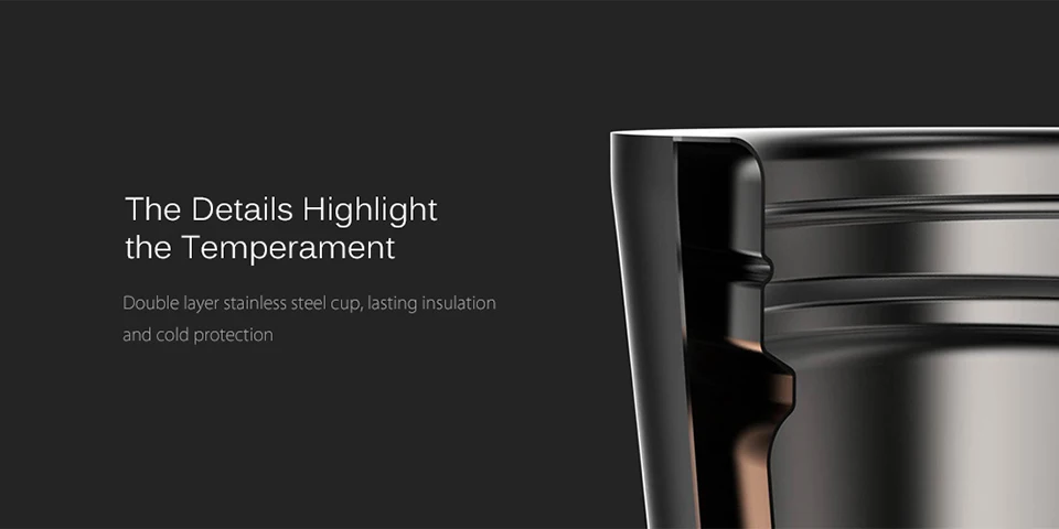 Xiaomi kiss fish Smart нержавеющая сталь термальная Вакуумная бутылка для воды чувствительный датчик температуры с кофейником