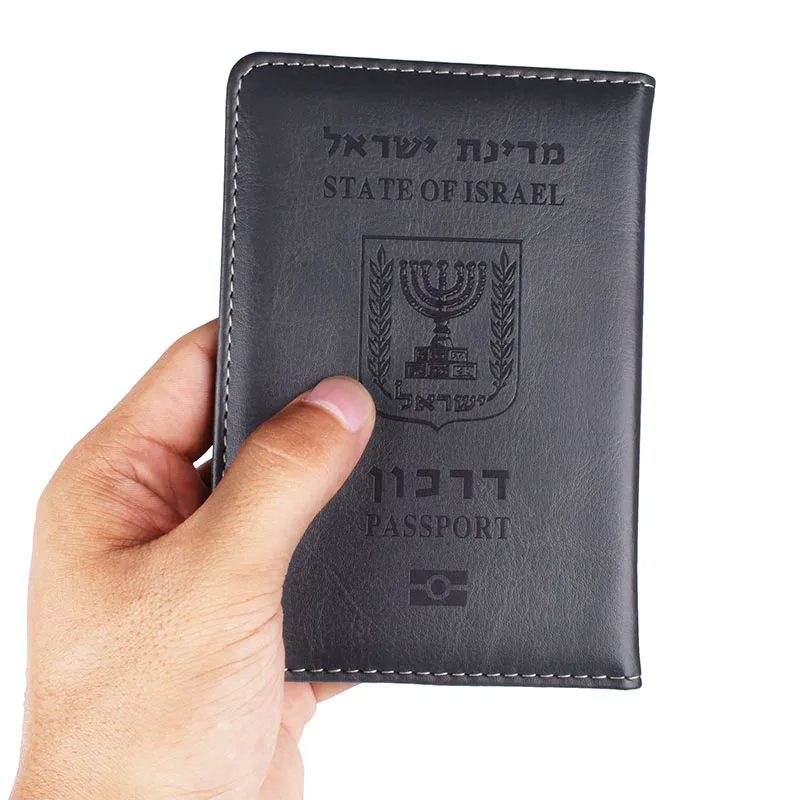 Israel, Обложка для паспорта, разноцветный, из искусственной кожи, для путешествий, иврит, паспорт, кредитный держатель для карт чехол, паспорт, кошелек для мужчин и женщин