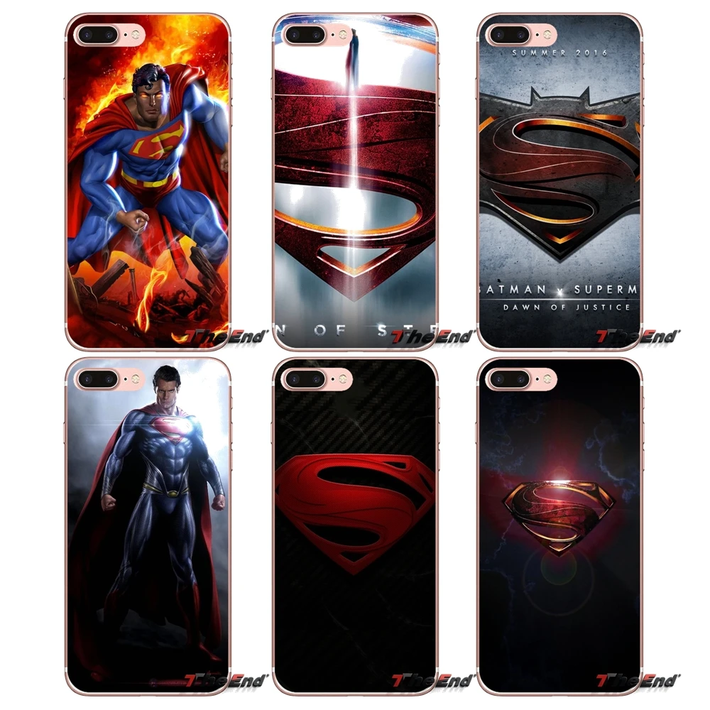 Для HTC One M7 M8 A9 M9 M10 E9 Plus Desire 630 530 626 628 816 820 Motorola G G2 G3 Супермен из стали DC Comics логотип