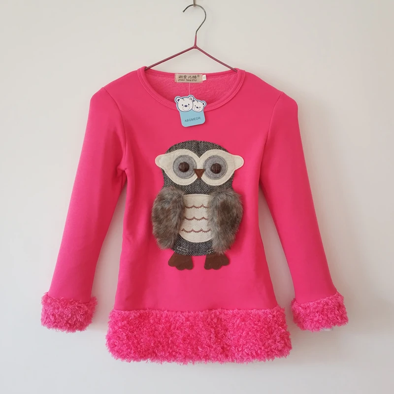 

Autumn 2018 Fashion Owl Sweaters Winter Teenage Girls Sweaters Monsoon Kids Tops Children Christmas Clothing Girls Warm Clothes