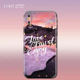1197 note model GOOYIYO-для iPhone X, XR, XS, Max, наклейка для телефона, роскошная, сделай сам, индивидуальная наклейка, 3 м, виниловая кожа, для iPhone 6, 6 S, 7, 8 Plus, наклейка - Цвет: 1197 note model