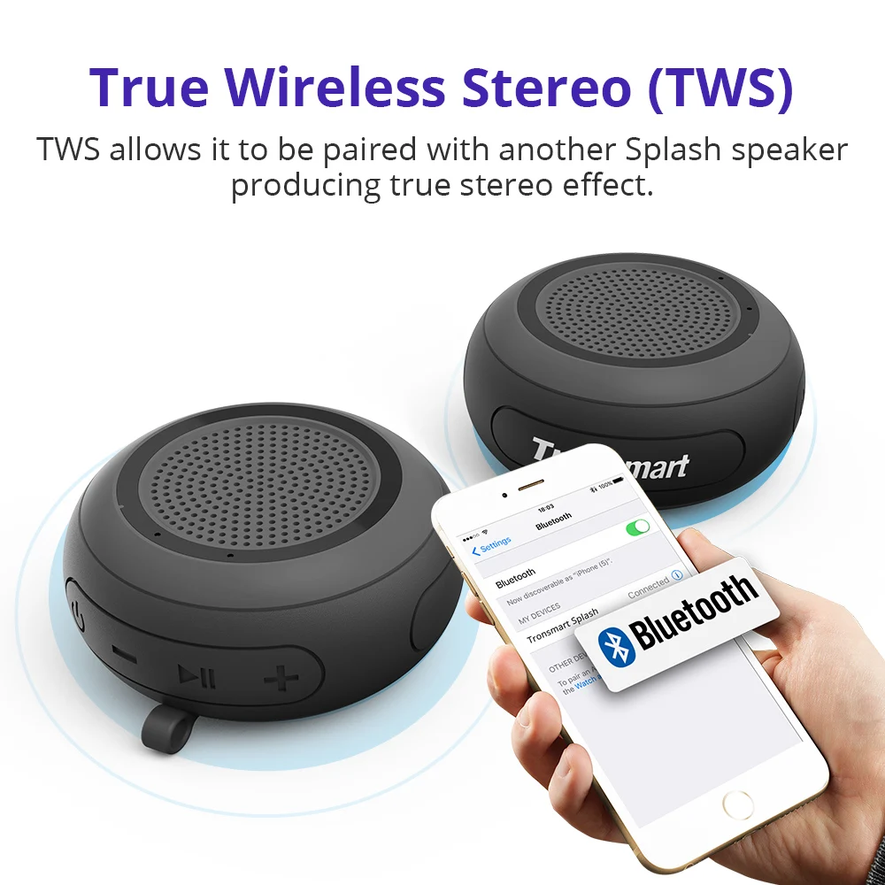 Tronsmart Element Splash динамик TWS с водонепроницаемым IP67 Саундбар портативный Bluetooth 4 2
