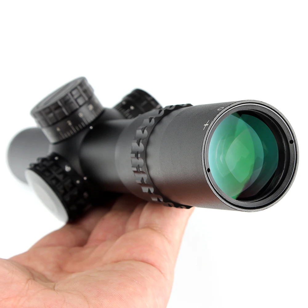 

Tactical ohhunt Guardian 4.5x24 IR Hunting Rifle Scope 1/2 Half Mil Dot Reticle 30mm Tube Optics Sight Turrets Reset Riflescope