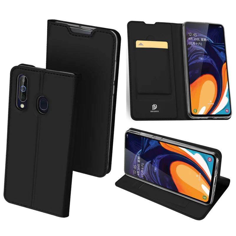 

Original Dux Ducis Pu Leather Case For Samsung Galaxy A60 Coque Luxury Thin Flip Wallet Stand Cover For Samsung A60 Phone Cases