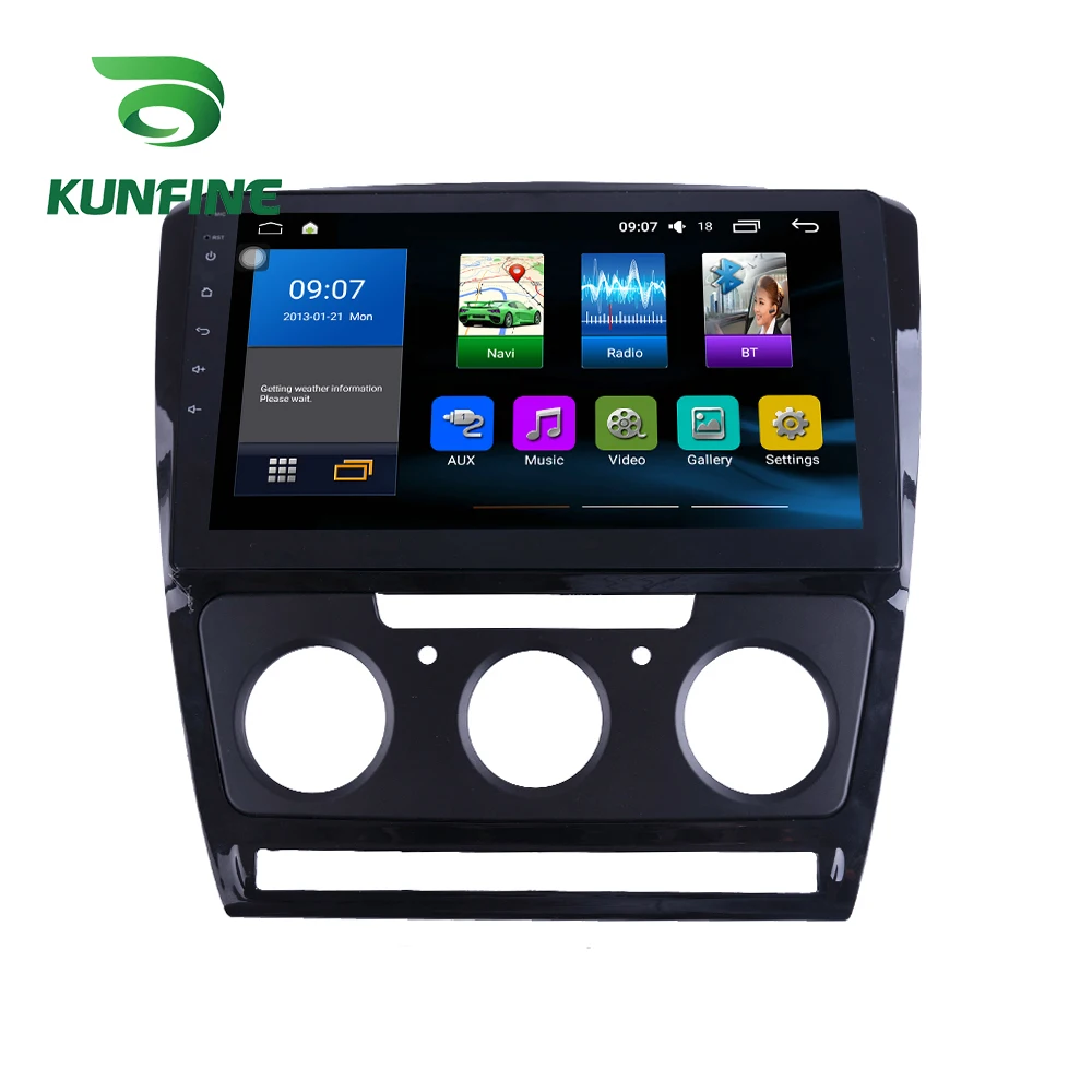 Восьмиядерный Android 10 0 автомобильный DVD GPS навигационный плеер Deckless стерео для Skoda