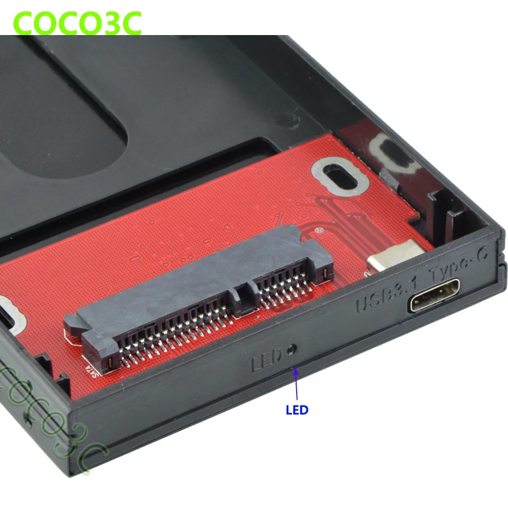 2," SATA жесткий диск, SSD, корпус для нового Macbook USB 3,1 type-C для SATA 3,0 USB-C мобильного телефона