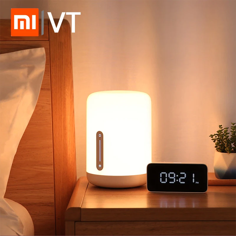 Xiaomi Mijia прикроватная лампа 2 свет WiFi/Bluetooth Светодиодная Смарт Крытый ночник