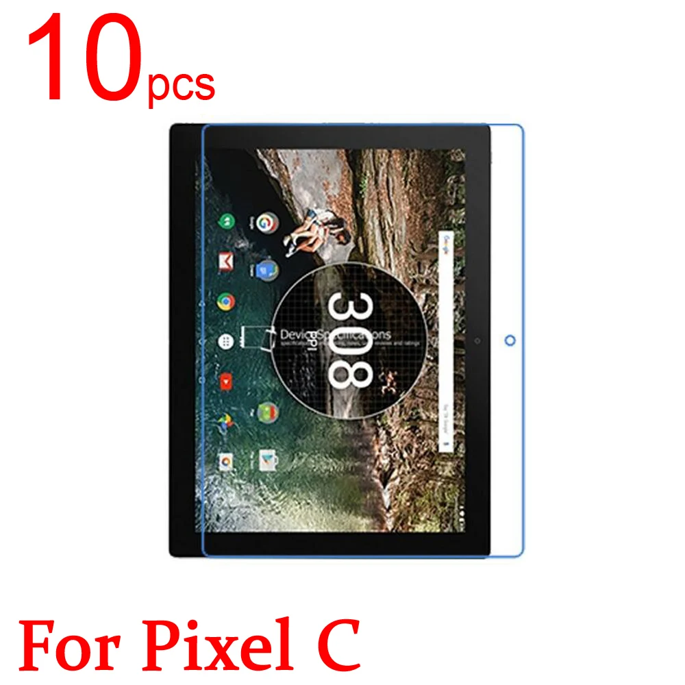 

10pcs Ultra Clear/Matte/Nano anti-Explosion LCD Screen Protector Film Cover For Google Pixel C Nexus 10 Protective Film + Cloth