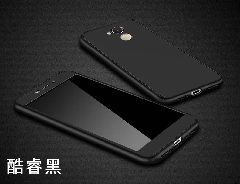For Huawei Honor V9 Play Case 360 Degree Phone Fundas Housing With Tempered Glass Flim 6C Pro Accessories |
