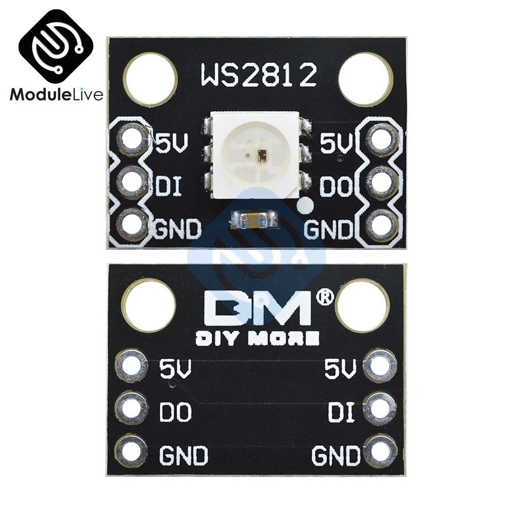 WS2812 Diy Kit Электронная печатная плата RGB светодиодный Breakout электронный модуль