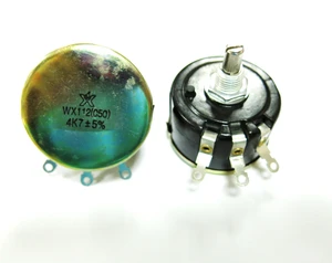 10 шт.лот WX112(050) 5 Вт 100R 220R 470R 1K 2K2 4K7 10K 22K потенциометр