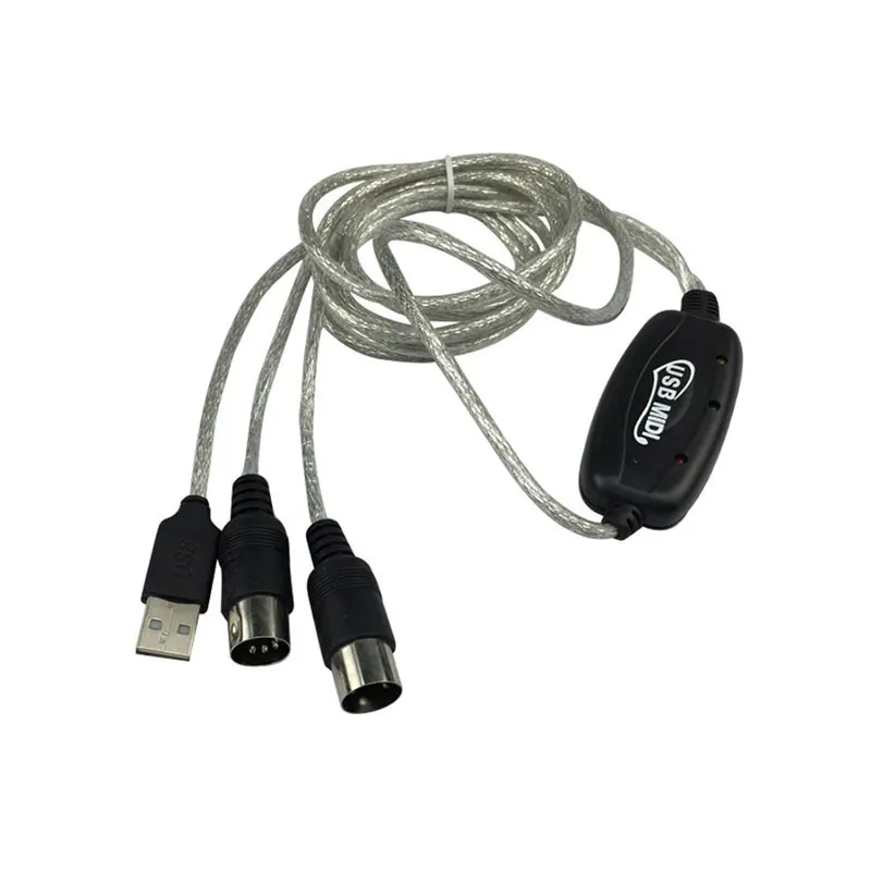 Переходник с USB на среднее слово интерфейсный адаптер для ПК шнур миди-конвертер