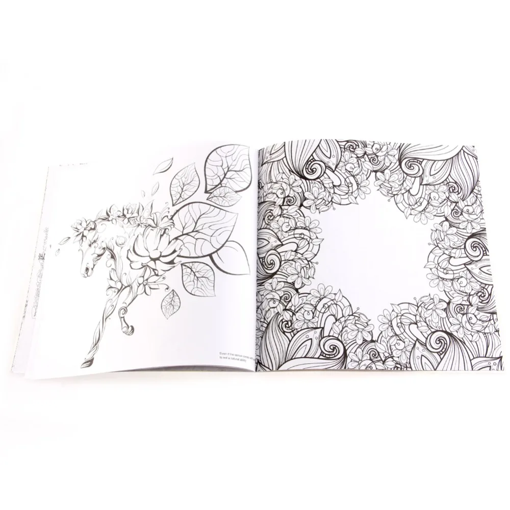 

New English Adult Graffiti Gifts Books Wonderland Exploration Coloring Book