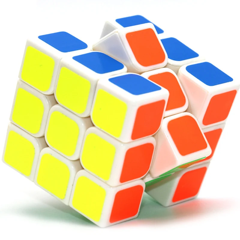 3-White Qiyi 4*4*4 Профессиональный скоростной куб 3x3x3, магический куб 2x2x2, Развивающий пазл, Детские антистрессовые игрушки, обучающий куб, магический куб - Цвет: 3-White