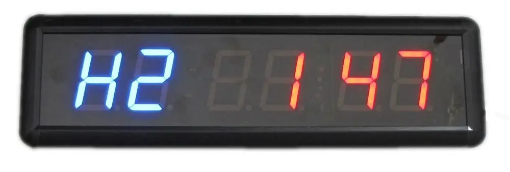 Таймер для тренировок в тренажерном зале электронный счетчик 1 8 дюйма с 6 цифрами