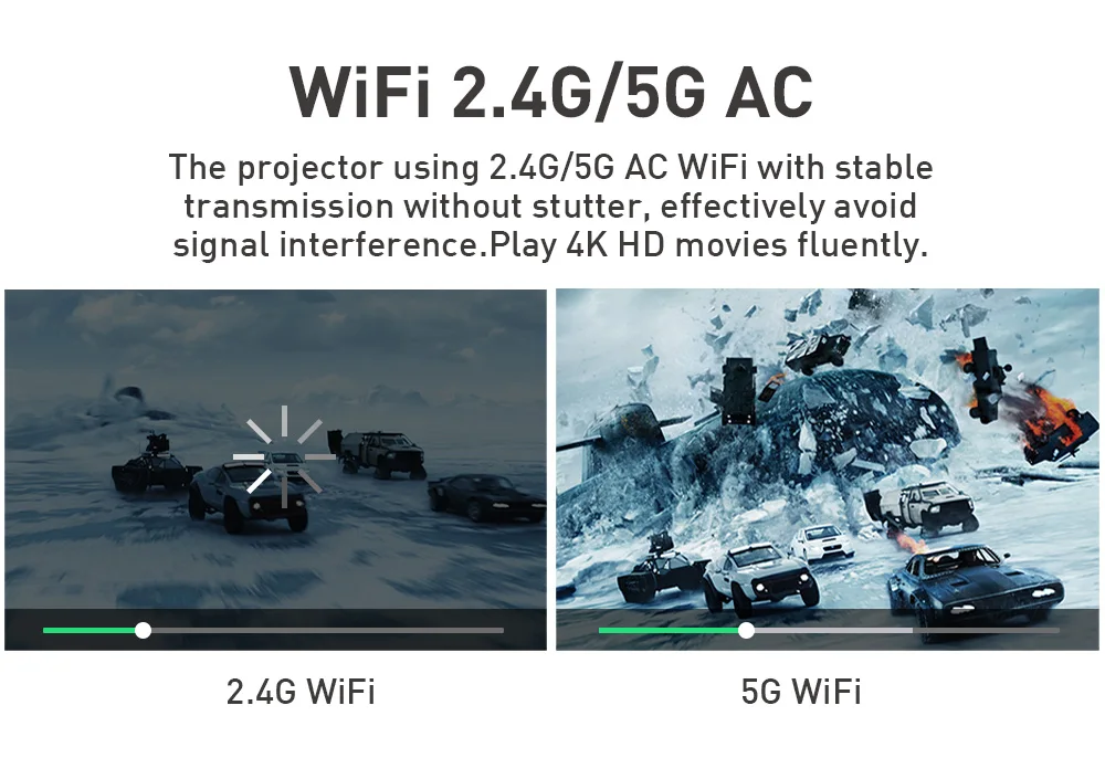 WZATCO Android wifi Bluetooth 4,1 умный светодиодный DLP проектор Поддержка 4k Full HD 1080P домашний кинотеатр проектор аккумулятор 4100 мАч