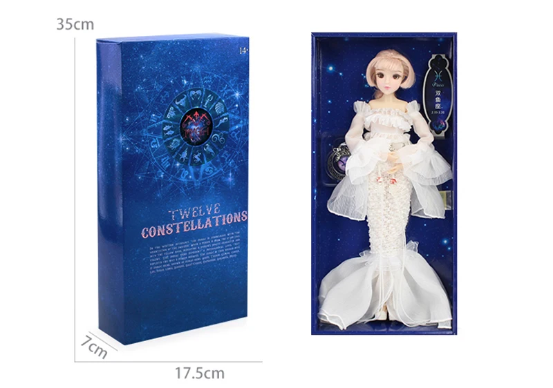Коллекционные модные куклы BJD с двенадцатью созвездиями серия Pisces кукла для