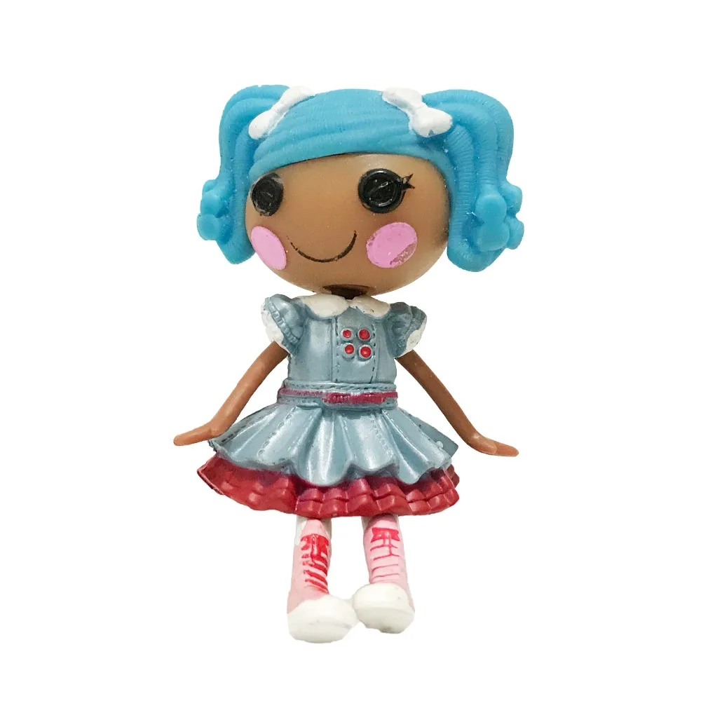 1 шт. Новое поступление мини 3 дюймов Оригинальный MGA куклы Lalaloopsy синий для девочки