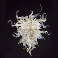 artistic style italian blown glass chandeliers mouth blown borosilicate pendant lamps multi color art chandelier
