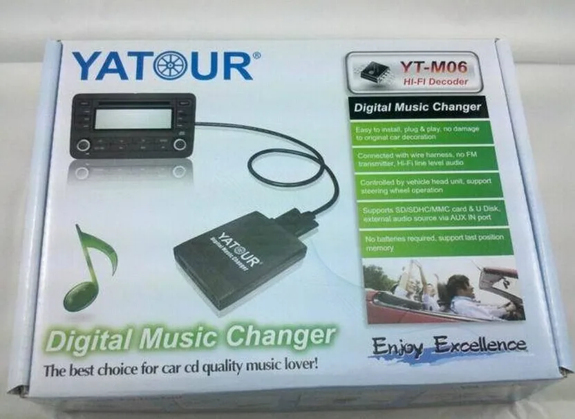 Автомобильный MP3 плеер Yatour для Mazda 2 3 6 CX7 RX8 MPV USB адаптер аудио Mp3 AUX Bluetooth интерфейс