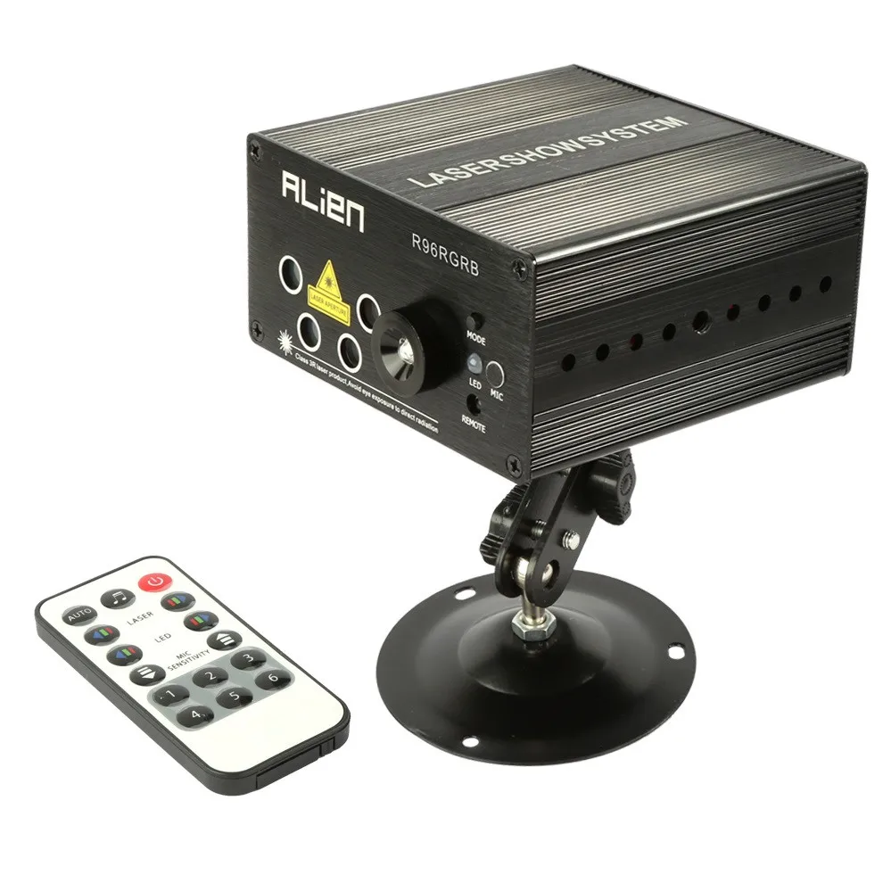 Новое поступление мини 9 Вт RGB лазерный проектор LED сканер света про сценическое