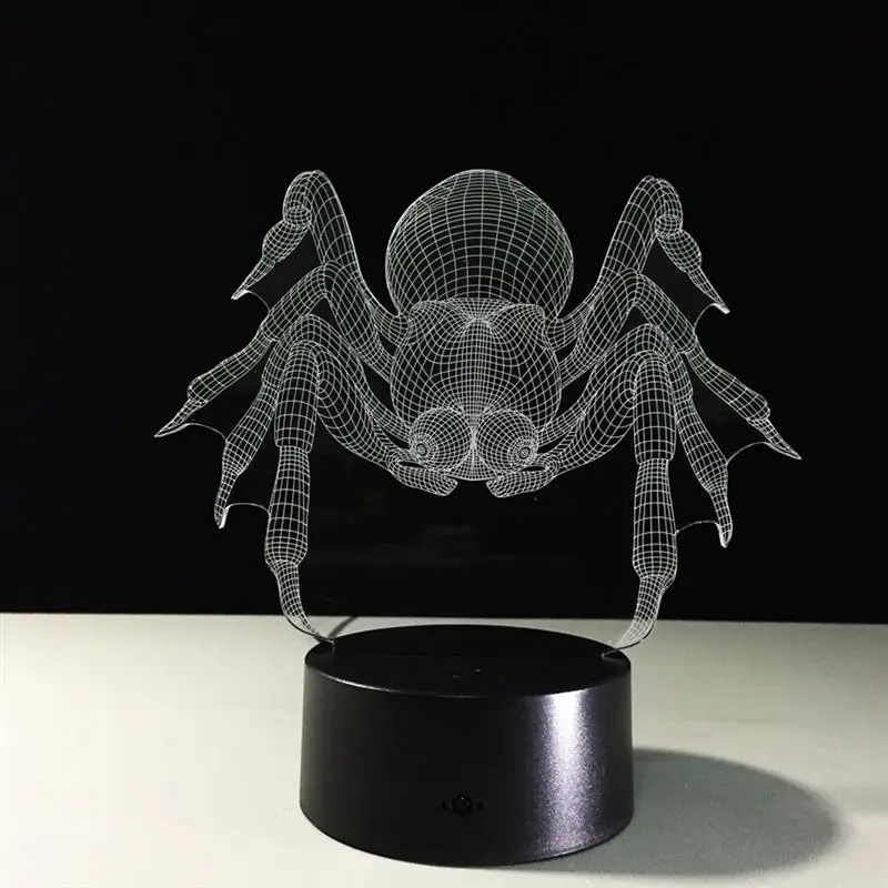 3D светодиодный ночник визуализации Иллюзия 7 цветов изменить сенсорный