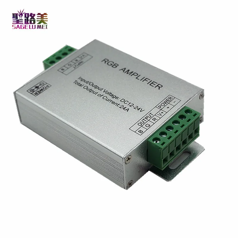 Светодиодный Усилитель RGBW DC12V/ 24V 24A 4 канала 4CH 3CH выход светодиодный контроллер