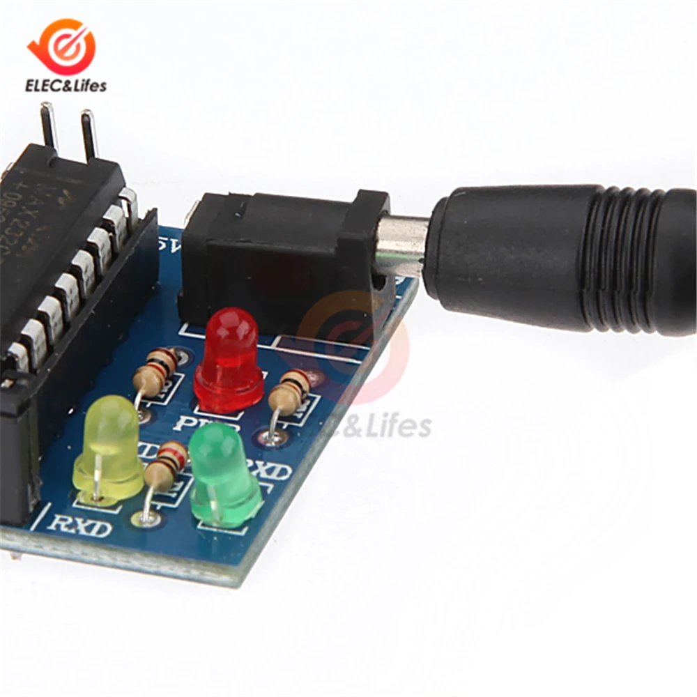 Модуль преобразователя последовательной связи MAX3232 MAX232 RS232 в TTL DB9 коннектор 5 В +