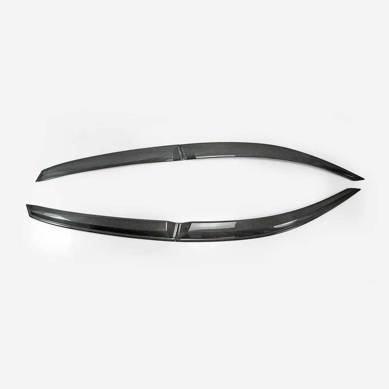 Для Honda FK8 CIVIC TYPE-R карбоновое волокно OEM дверной оконный козырек глянцевая отделка боковая дождь век волокна двери бровей Дрифт тела комплект