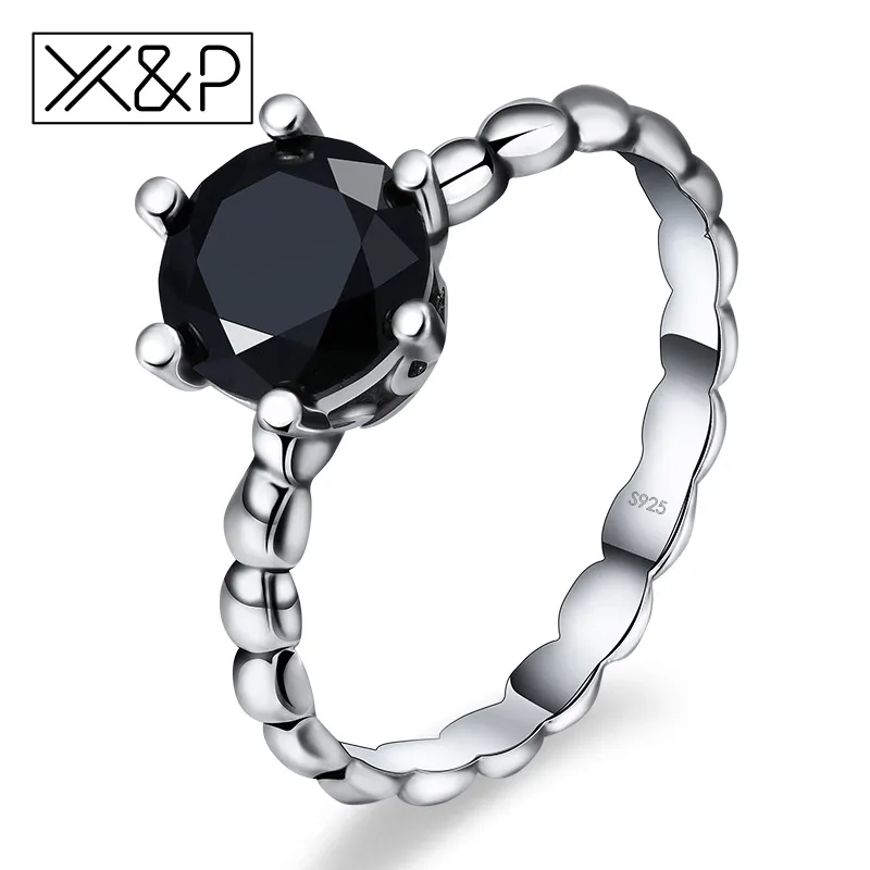 X &amp P европейский и американский стиль серебряный цвет 6 Зубцов набор черный