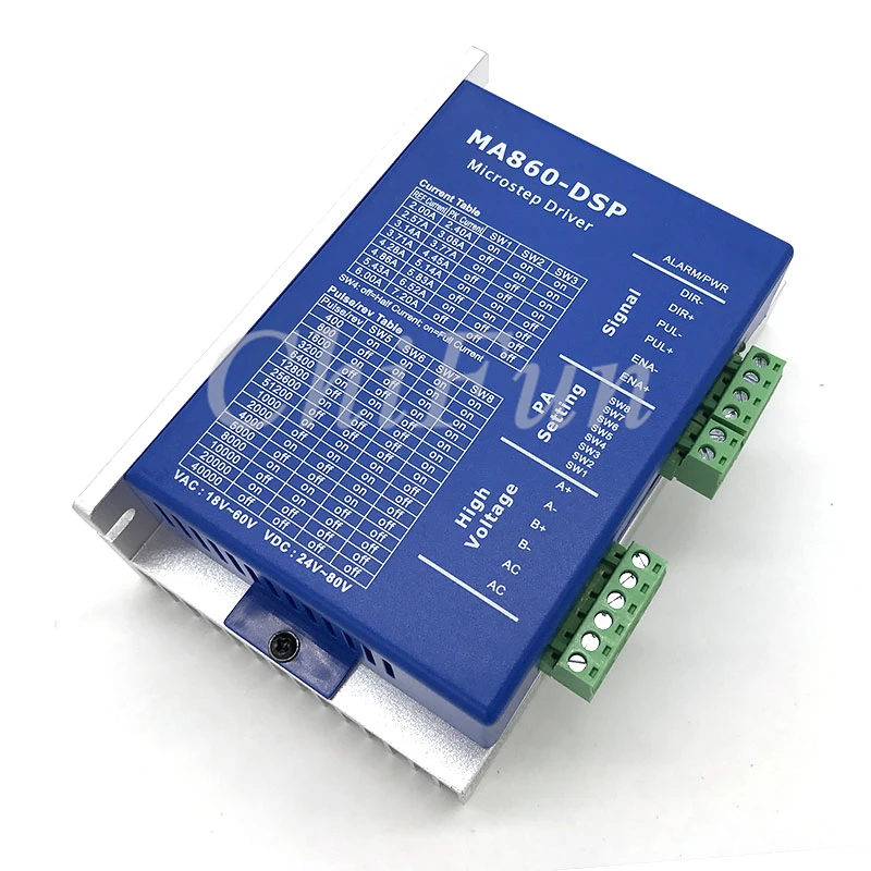 Двухфазный шаговый драйвер 24V 80VDC 16 70VAC выход 6A ток NEMA 34 бесплатная доставка|stepper