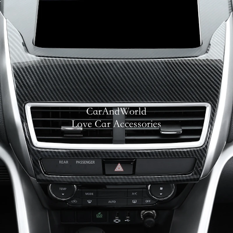 For Mitsubishi ECLIPSE CROSS 2018 2019 Center Console Air Condition Outlet Vent Cover Trims ABS Chrome Car-Styling Accessories | Автомобили