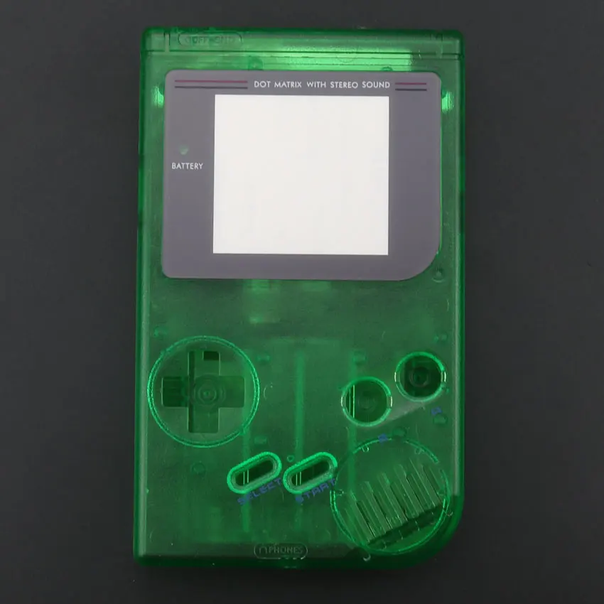 Юйси пластиковый корпус Замена ремонт пакет чехол для GameBoy классический для GB консоли - Цвет: Clear Green