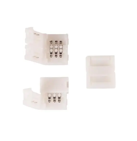 strip connector Разъемы для светодиодных лент 4pin 10 мм/5pin 10 мм/5pin 12 мм/6pin 12 мм Бесплатный сварочный разъем RGB RGBW RGBCCT Светодиодная лента 5 шт - Цвет: strip connector