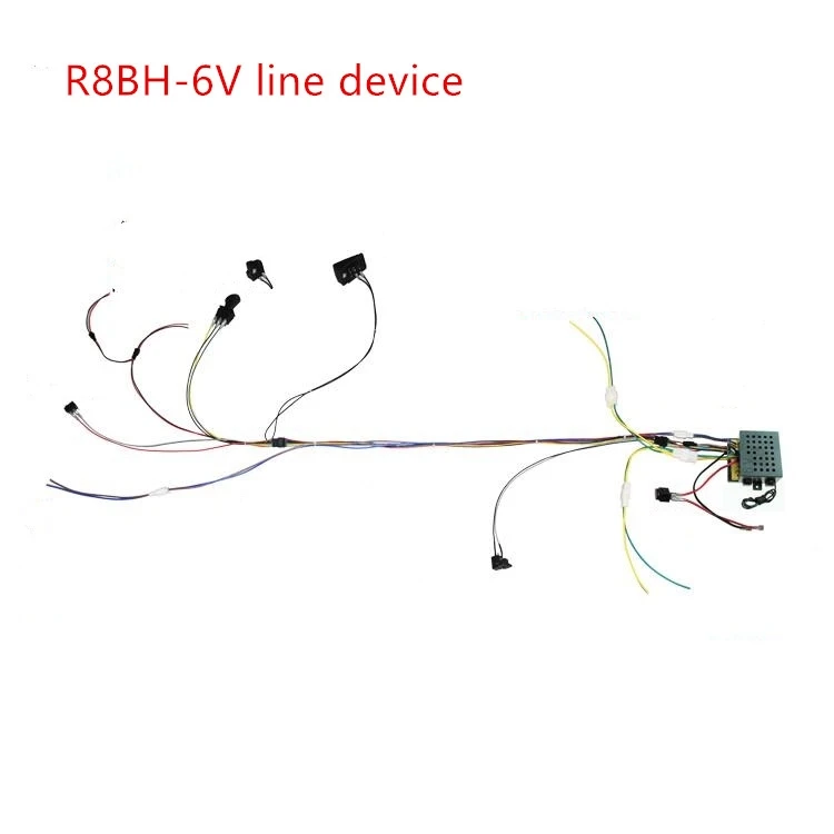 6v no control R9BH-6/12 в Детский электромобиль, четырехколесный автомобильный линейный приемник, пульт дистанционного управления, аксессуары для детских колясок - Цвет: 6v no control