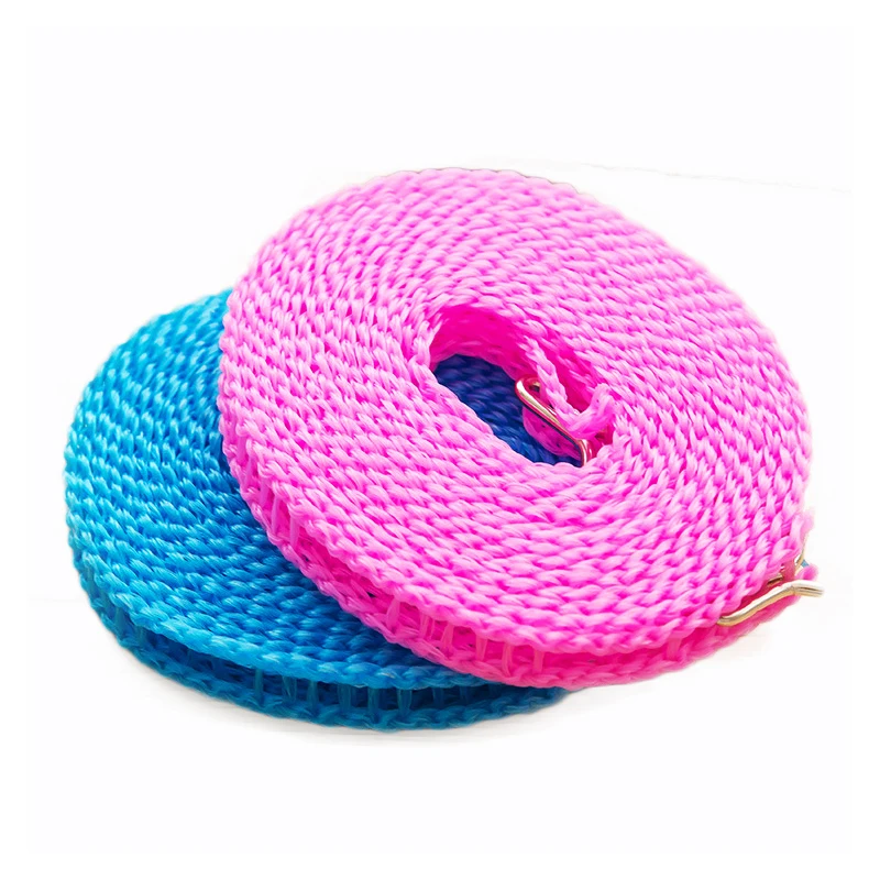 Нейлоновая вешалка для одежды Длинная регулируемая Нескользящая веревка 5 м