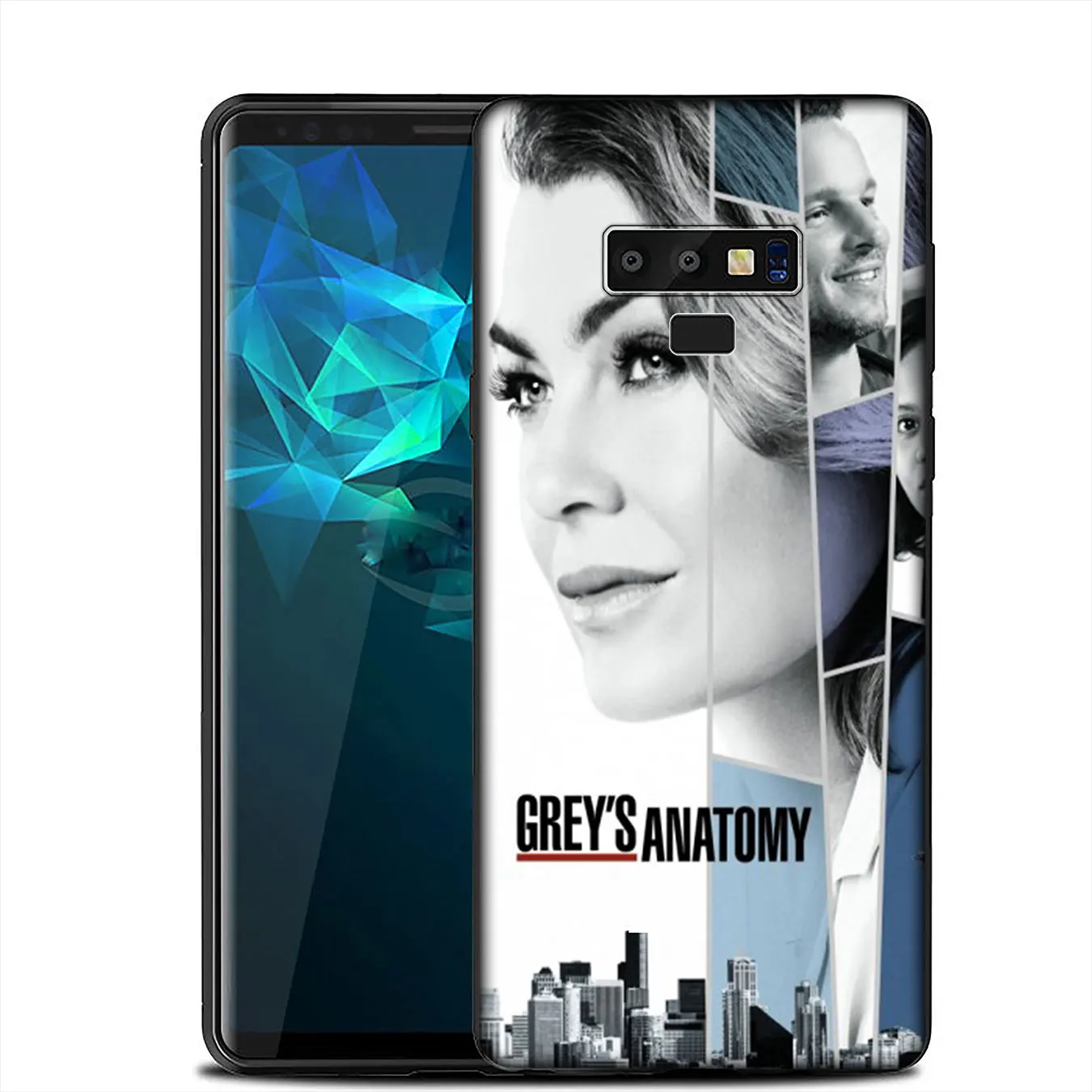 American TV Greys Anatomy Nurse doctor Pattern Case for Samsung Galaxy A6 A9 A8 A7 2018 A3 A5 2016 2017 Note 9 8 10 Plus Lite |