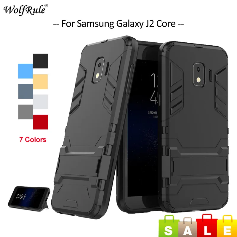 Чехол для Samsung Galaxy J2 Core TPU и PC Holder Bumper чехол телефона 5''|Бамперы| |