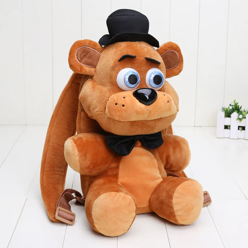 brown bear 33 см FNAF Five Nights at Freddy's плюшевый рюкзак детский школьный рюкзак Фредди Fazbear мангл Фокси Gloden Bear косплей сумка на плечо - Цвет: brown bear