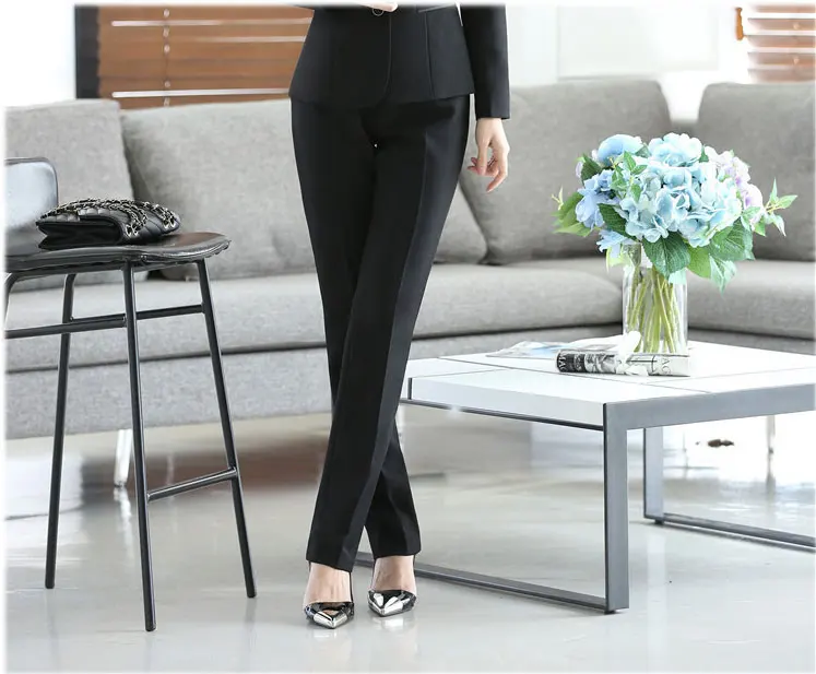 IZICFLY, стиль, женские брюки, черные, mujer, узкие брюки, Grande Taille Femme, рабочая одежда размера плюс, 5XL, 6XL, 7XL, 8XL - Цвет: black