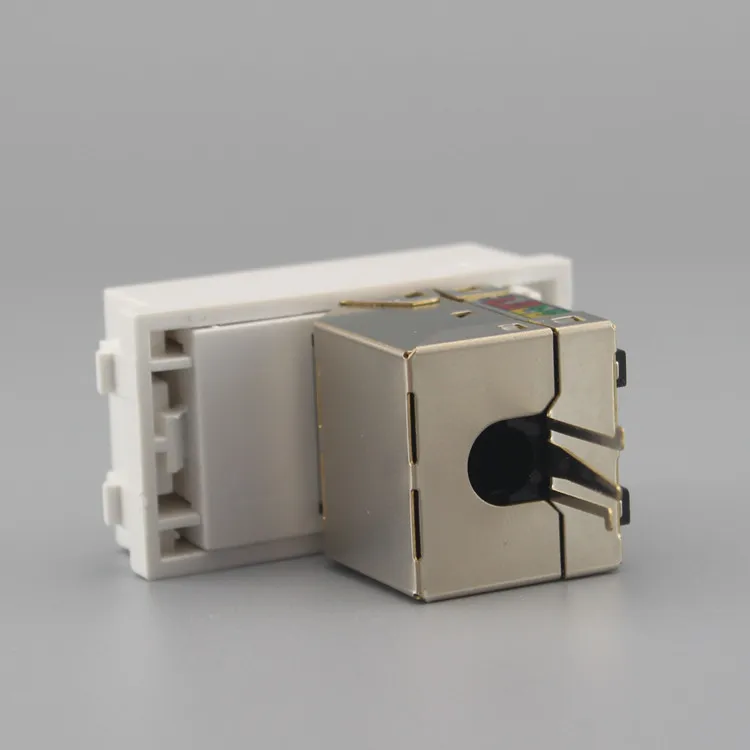 SeTo 128 Type RJ45 Network Cat6 Module Shield Connector Keystone For Wall Plate Socket | Обустройство дома