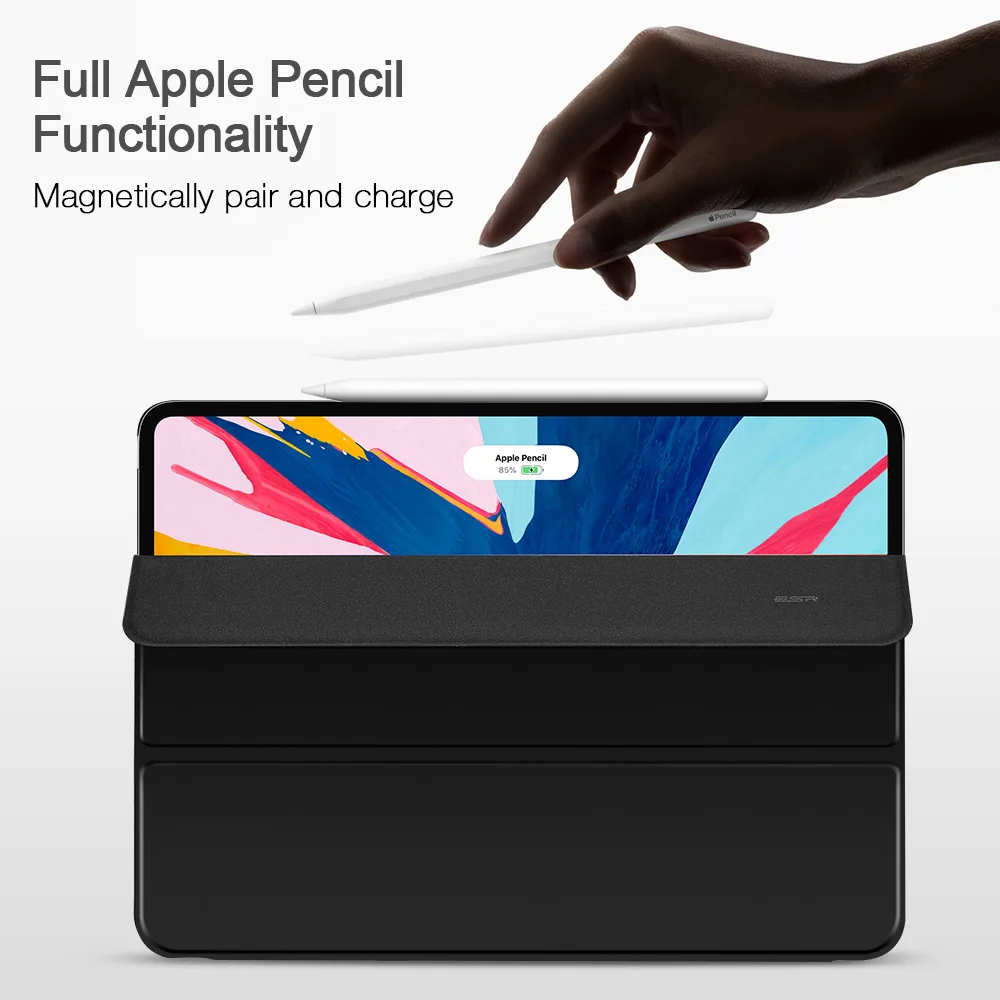 Магнитный чехол ESR для iPad Pro прорезиненный подставка в три сложения 12 9 дюйма