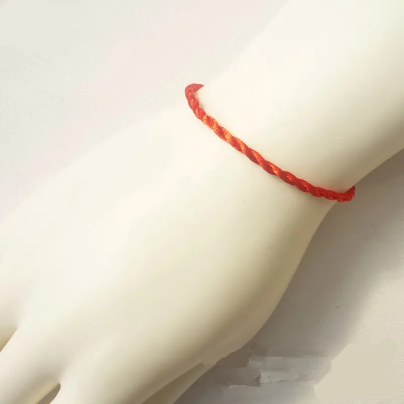 2 шт. модный браслет с красной нитью Diy Ювелирные изделия счастливый черный
