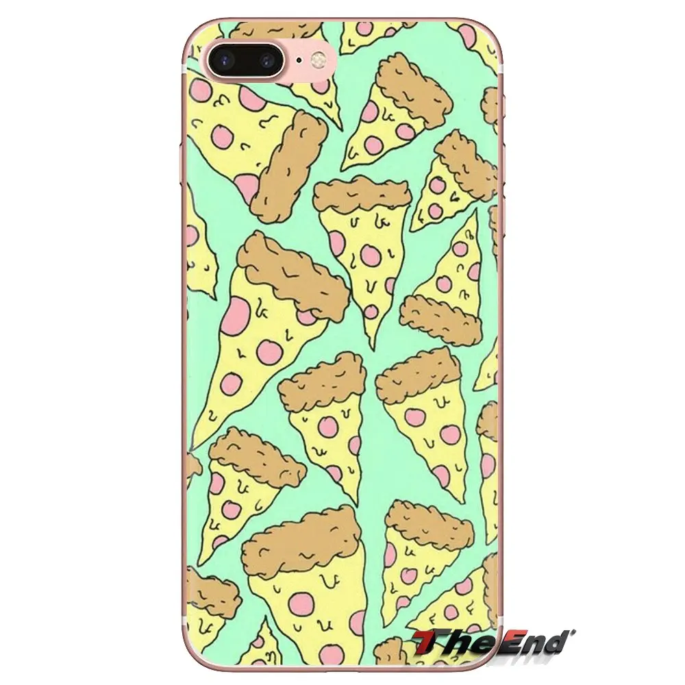 Чехол TPU Delicious Pizza Donuts для Samsung Galaxy S3 S4 S5 Mini S6 S7 Edge S8 S9 S10 Plus Note 3 4 5 8 9.