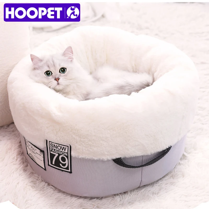 

HOOPET Cat Bed Bench for Cats Soft Material House for Cat Nest Winter Warm Kennel For Puppy