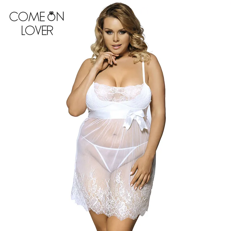 Comeonlover летнее сексуальное женское нижнее белье больших размеров Эротическое Сексуальное Белье для сна lenceria femenina RE70225