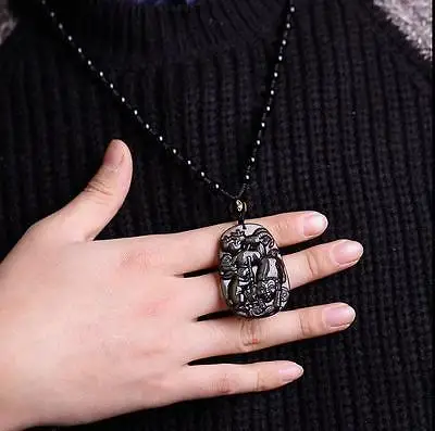 Натуральный камень ручной работы кролик с козьей Свинкой очарование кулон