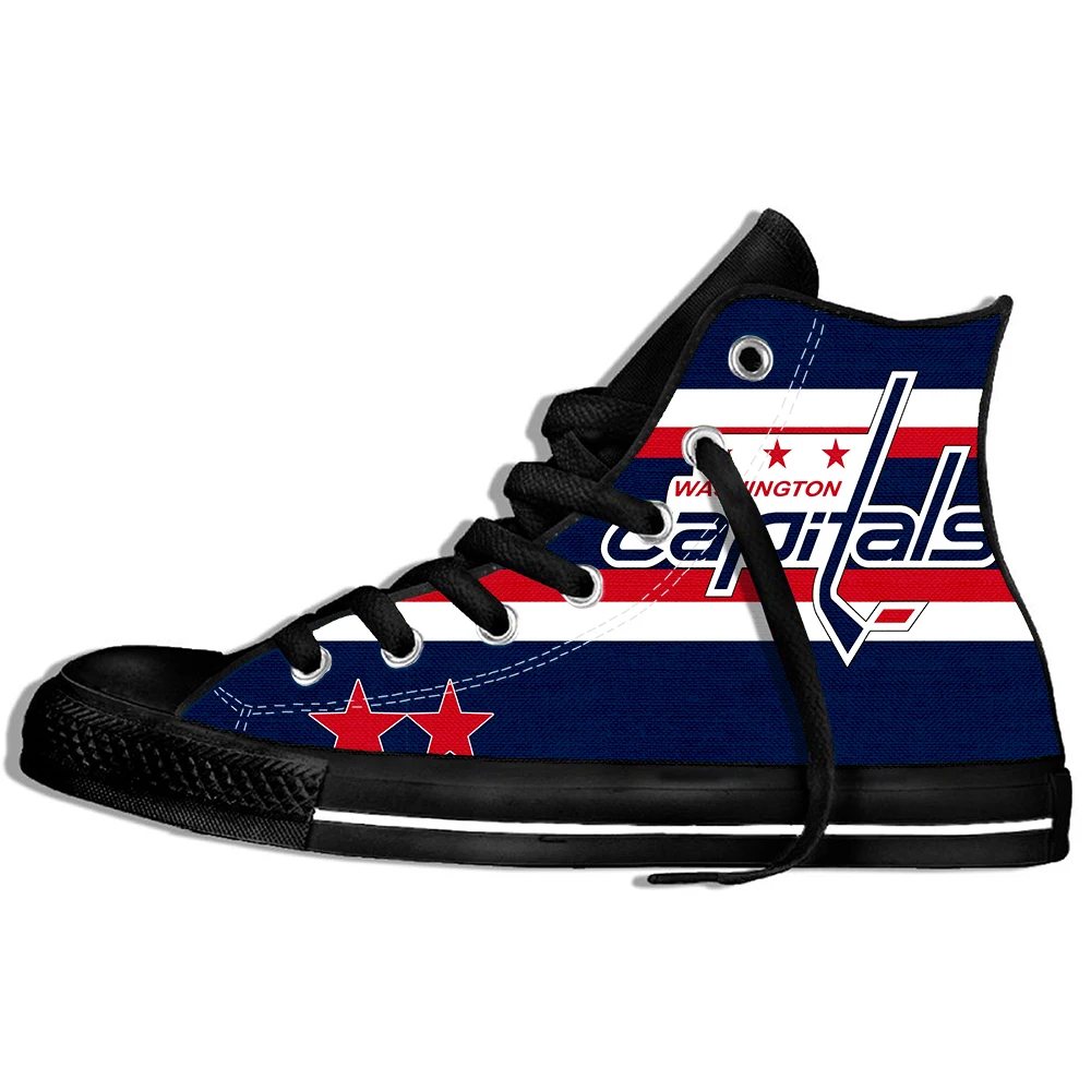 2019 Newest Shoes Hockey League Team Confortable Light Weight Washington Capitals Logo High Top Sneakers | Обувь